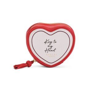 RADLEY LONDON Poinsetta Leather Key To My Heart Small Zip Around Coin Purse